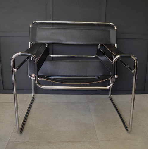 Vintage mid century leather - vintage,