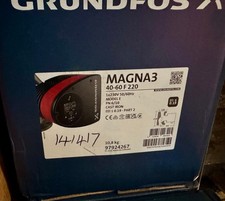 Grundfos Magna3 40-60 F (220) Variable Speed Hot Water Circulator Pump #4693