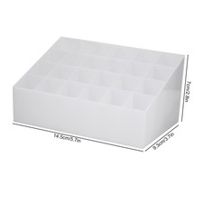 White 24 Grids Lipstick Holder Display Stand Cosmetic Organizer Makeup Stora HOT
