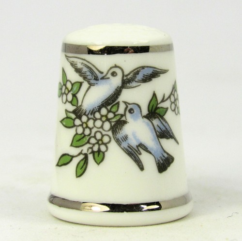 Collectable bone china - bone, thimble