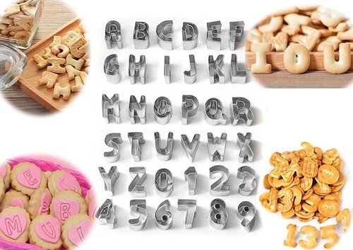 Small piece letter cookie - letter,