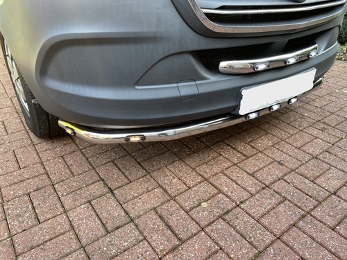 Low bumper light bar - light, polished