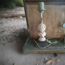 Theme Plaster Cast Or Terracotta Statue Bust Young Boy Base Lamp
