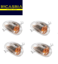 5397 - KIT 4 FRECCE BIANCHE ANTERIORI E POSTERIORI VESPA 50 125 150 ET2 ET4