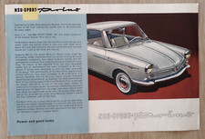 NSU Sport Prinz Coupe Brochure