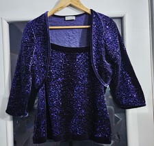 Per Una Deep Purple  Sequinned