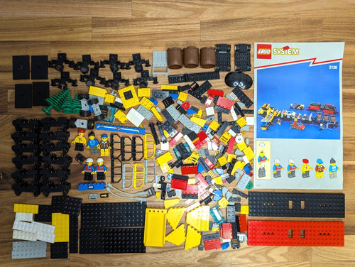 Lego 2126 train cars - train, 9v