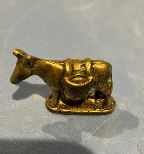 Lovely brass donkey small - brass,