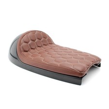 Seat Retro Pan Base Vintage Cushion Scrambler Saddle Motorcycle Cafe Racer po