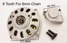 CL017 RACE CLUTCH BELL HOUSING 8 TOOTH PINION 49 CC MINI MOTO / MINI QUAD BIKE