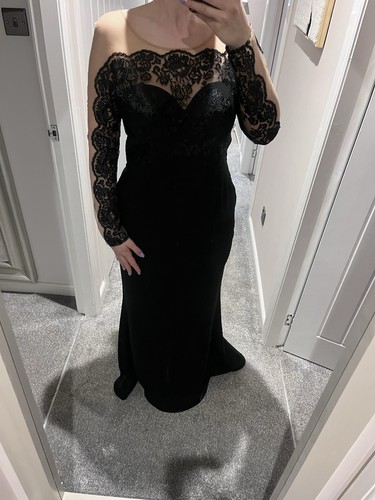 Black evening dress size - black,