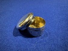 1919 sterling silver pill box