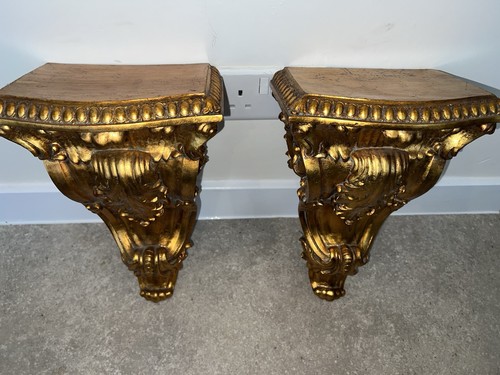 Pair gold wall - pair,