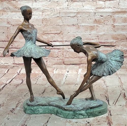 Bronze ballet dancer statue - bronze,