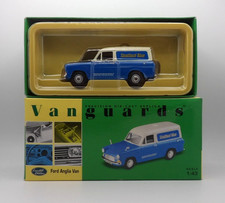 VANGUARDS VA00414 FORD ANGLIA VAN 'STRATFORD BLUE' MINT BOXED 1:43