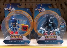 RARE Jakks Pacific Sonic The Hedgehog Werehog & Metal Sonic 2x Figure Bundle