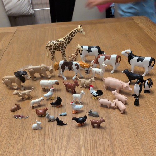 Large lot playmobil - of,