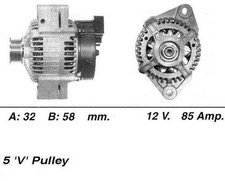 WAI Alternator 85AMP for Rover