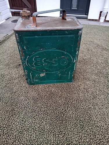 Esso petrol can vintage - esso,