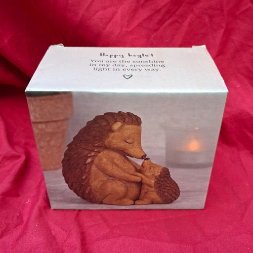 Hedgehog mother baby resin - mother,
