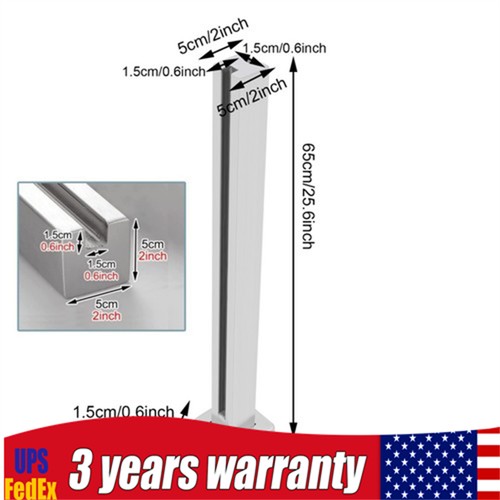65cm glass railing - glass, post