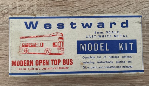 Westward white metal bus - , kit