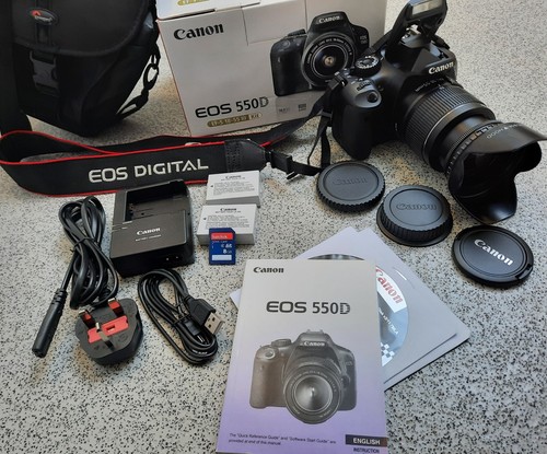 Boxed canon eos 550d 0mp - eos,