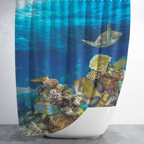 Extra long fabric bathroom - long,