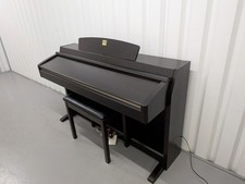 Yamaha Clavinova CLP-230 digital piano and stool in dark rosewood stock #25529