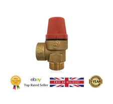 Ferroli Optimax 25C, 25S 3 Bar PRV Pressure Relief Safety Valve 39800130
