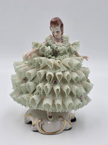 Vintage irish dresden lady - irish,