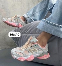New Balance 9060 Grey/Rose Scarpe Uomo/Donna da Ginnastica
