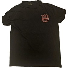 Men's Philipp Plein sport T shirt Size Medium metal Plein Logo on neck hit chest