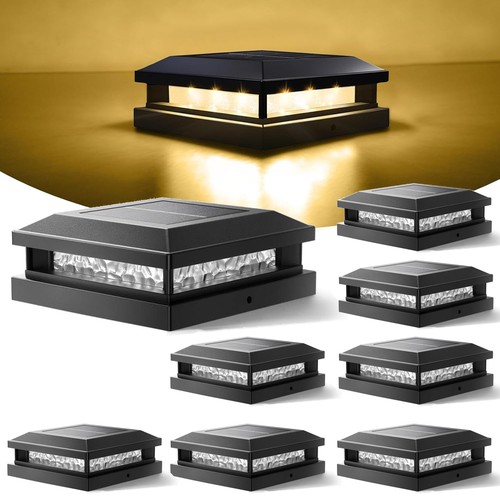 10x outdoor solar led post - solar,