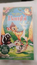 Walt Disney Bambi VHS video