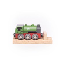 Bigjigs Rail Great Western Railway Saddle Engine Toy Train - Wooden Trains