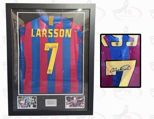 Henrik larsson signed and - signed,