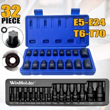 32pcs Torx Star Socket &