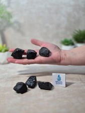 Raw Black Tourmaline Non Crumble Brazil Natural Black Quartz Healing Protection