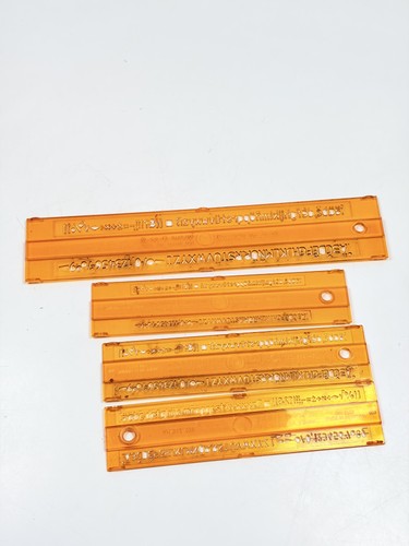 Rotring plastic letter number - plastic,