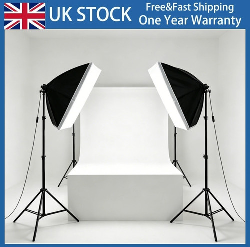 2pc 150w softbox lighting kit - 2pc,