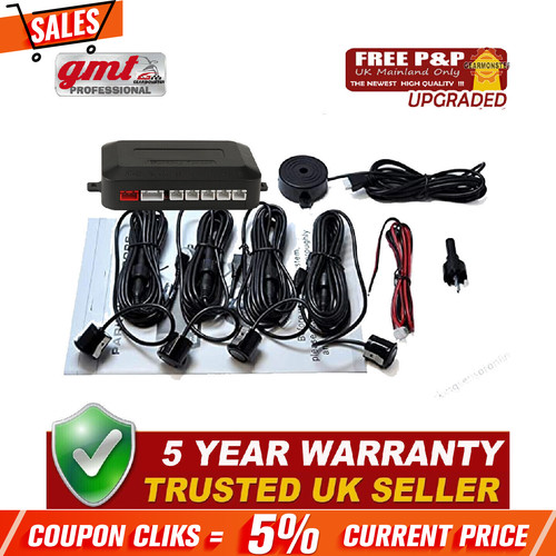 Black parking sensors - parking, car