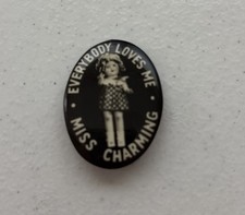 Shirley Temple Everybody Loves Me Little Miss Movie Pinback Button 