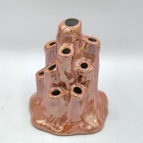 Carlton ware orange lustre - ware, 12