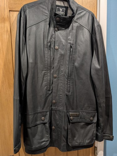 Leather jacket large xl - jacket,