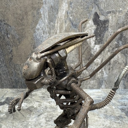 Sparkplug scrap metal art - sparkplug,