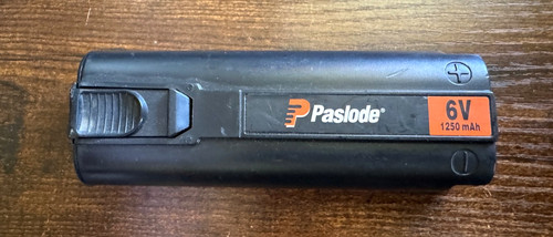 Genuine paslode 1250mah - 6v,