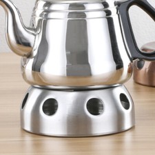 Teapot Warmer Base w/ Hollow Stainless Steel Removable Warmer Tea for Teapots FT