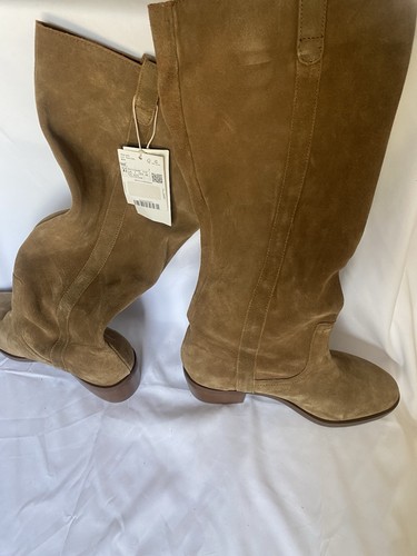 Mango brown suede knee - mango, high