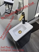 Portable Sink Hot And Cold Water No Plumbing Salon on Instagram luxury.rinse
